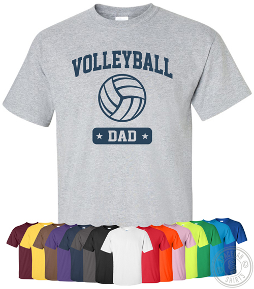 Personalized "Volleyball Dad" TShirt Sz S4XL sports team father custom parent eBay