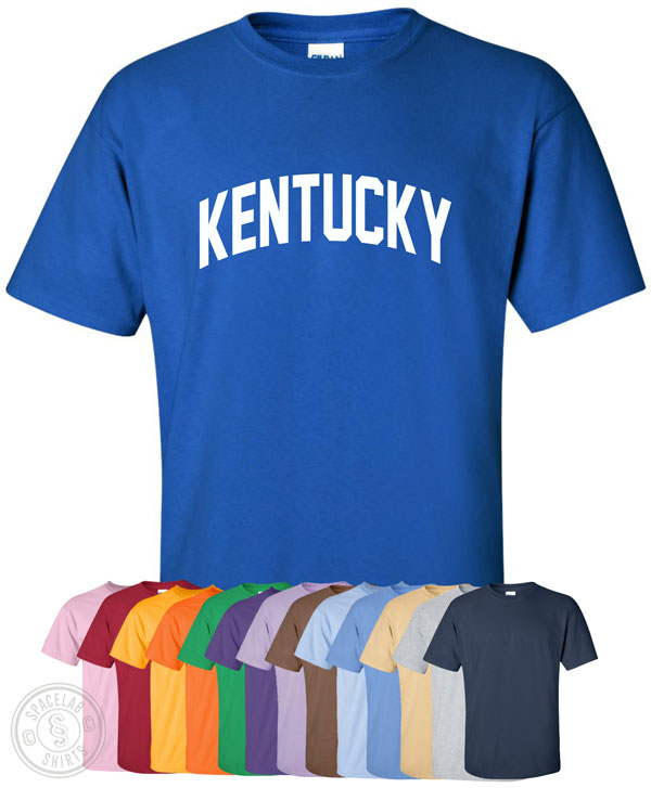 kentucky t shirt size chart
