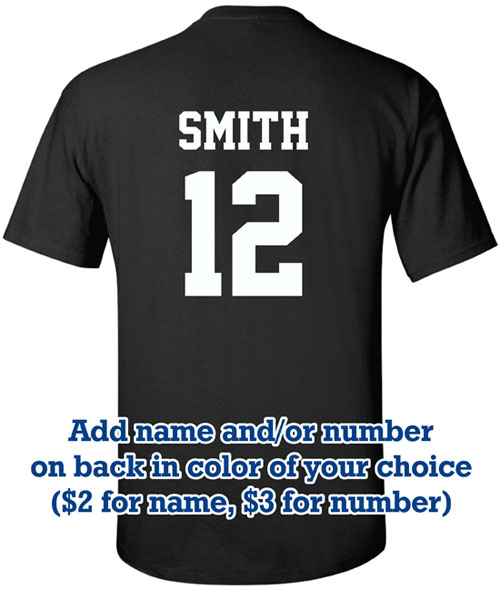 name on back of jersey